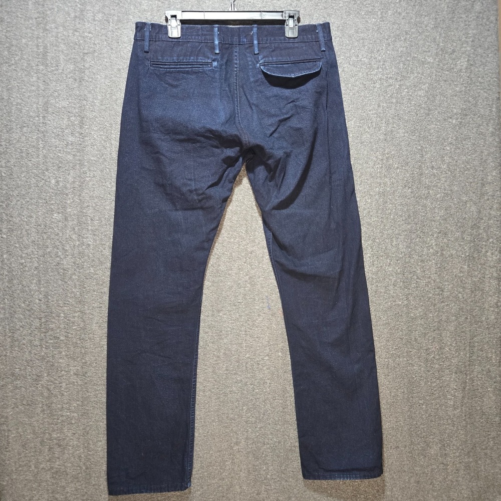 ROGUE TERRITORY RGT Officer Trousers Slim Taper Indigo Selvedge Size 34 X 31 - Picture 8 of 12